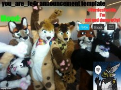 you_are_fe4r announcement template Meme Template