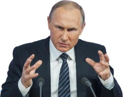 Putin scowling Meme Template