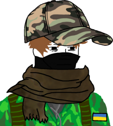 Ukrainian Volunteer Soldier Twinkjak Wojak Meme Template