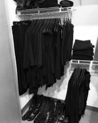 Black clothes closet Meme Template