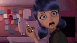 When Adrien says Marinette is "just a friend" and post it online Meme Template