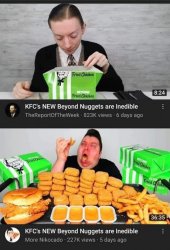 KFC's NEW Beyond Nuggets Are Inedible Meme Template