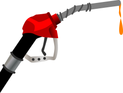 Red Petrol Pump See through Background Meme Template