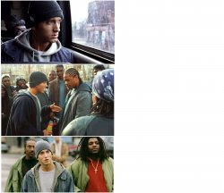 eminem_three_meme Meme Template