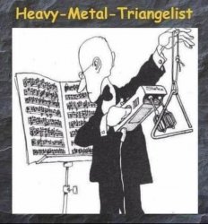 Heavy metal triangelist Meme Template