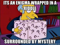 Engima Riddle Mystery Meme Template
