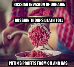 Russian Invasion of Ukraine Russian Troops Death Toll Memes Meme Template