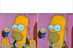 Homero Simpson Meme Template