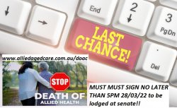 Stop the #deathofalliedhealth in nursing homes Meme Template