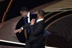 Will Smith punching Chris Rock Meme Template
