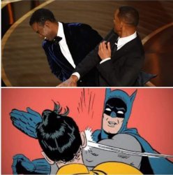 Will Smith Slapping Chris Rock Meme Template