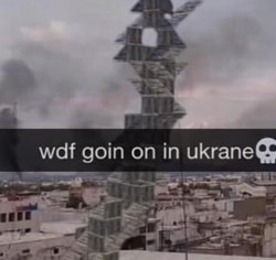wdf goin on in ukrane? Meme Template