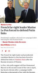 Marine Le Pen Putin Meme Template