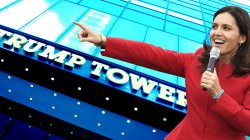 Tulsi Gabbard Trump Tower Meme Template