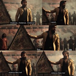 KGF2 Trailer Violence Dialogue Meme Template