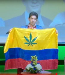 Luis Perez bandera cannabis Meme Template