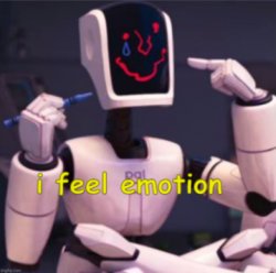 TM vs TM Robot crying Meme Template
