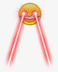 Laser Eyes Laughing Emoji Meme Template