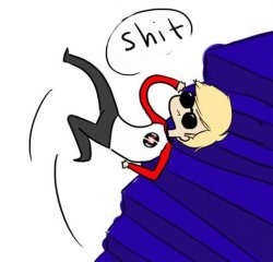 Dave Strider gets his ass kicked Meme Template