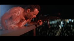 John McClane Roof Meme Template