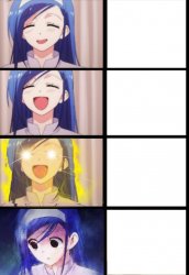 Distressed Fumino 4 Tier Meme Template