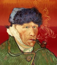 Van Gogh with Bandaged Ear Meme Template