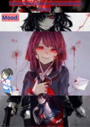 tc temp announcement temp yandere Meme Template