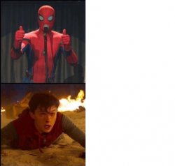 Spider-man good and not good meme Meme Template