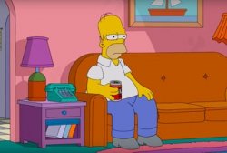 Homer Simpson Couch Gag Meme Template
