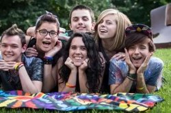 Happy Gay Teens, soon to be voters Meme Template