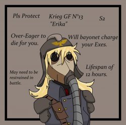krieger waifu 1.0 Meme Template