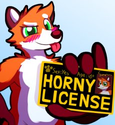 Horny License Meme Template