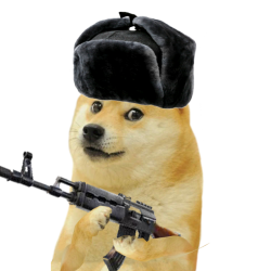 Russian doge Meme Template