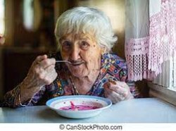 When grandma says here have some soup Meme Template