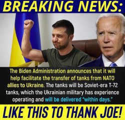 Joe Biden arms Ukraine Meme Template