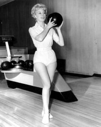 Barbara Eden bowling Meme Template