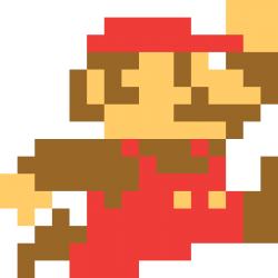 8 Bit Mario Meme Template