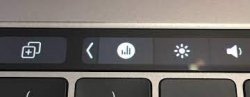 Spotify symbol on mac touch-bar Meme Template