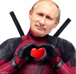 Putin Heart Hands Meme Template