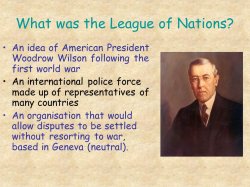 Woodrow Wilson League of Nations Meme Template