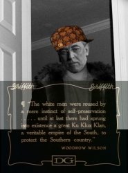 Woodrow Wilson KKK birth of a nation Meme Template