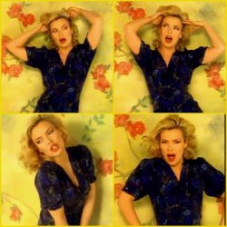 Kim Wilde montage Meme Template