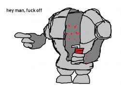 Registeel hey man f*** off Meme Template