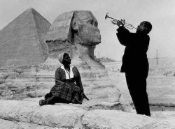 Louis Armstrong in Egypt Meme Template