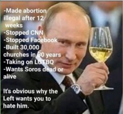 Based Putin Meme Template