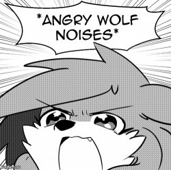 Angry wolf noises Meme Template