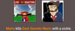 Mario kills Mario Meme Template