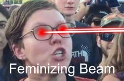 FEMINIZING BEAM Meme Template