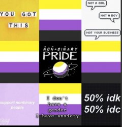 Non-binary Meme Template