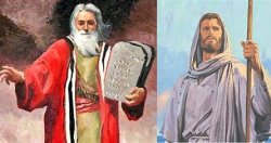 Moses v Jesus Meme Template